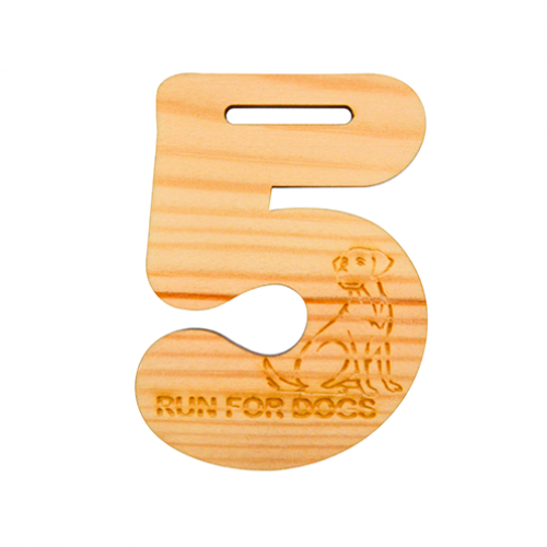 Медаль из дерева 1-слойная с гравировкой