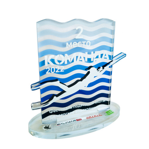 Приз из акрила 1-слойный с УФ-печатью