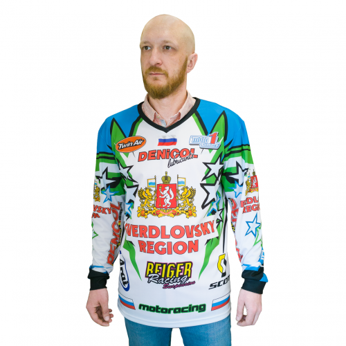 Хоккейный свитер болельщика с полной запечаткой