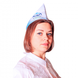 Пилотка стандартная с отворотом, с полной запечаткой