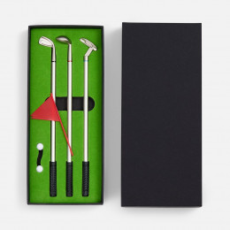 Настольный мини-гольф Golfink, черный с зеленым яблоком