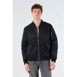 Куртка бомбер унисекс Rebel, темно-синяя