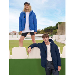 Куртка софтшелл с капюшоном женская Falcon Women, синяя