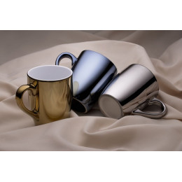 Кружка Lacerta, серебристая