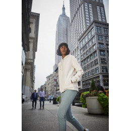 Толстовка с капюшоном женская BNC Inspire (Organic), розовая