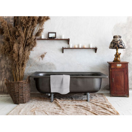 Полотенце Molan, большое, светло-серое