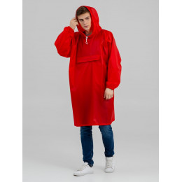 Дождевик-анорак Alatau, красный, единый размер
