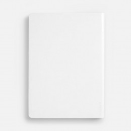 Ежедневник Nebraska Flex, недатированный, белый с золотистым