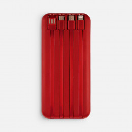 Аккумулятор Omni Qi 10000 мАч, ver.2, красный