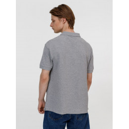Рубашка поло унисекс Pacific, серый меланж