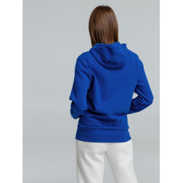 Толстовка на молнии с капюшоном унисекс King, ярко-синяя