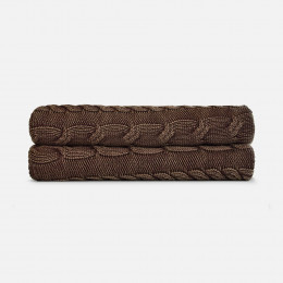 Плед Hygge, коричневый