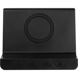 Станция беспроводной зарядки с часами Electron, ver.2, черная