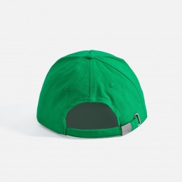 Бейсболка Long Beach, ярко-зеленая с белым