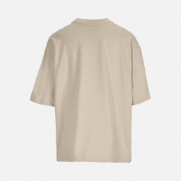 Футболка оверсайз женская Boxy Women, бежевая (льняная)