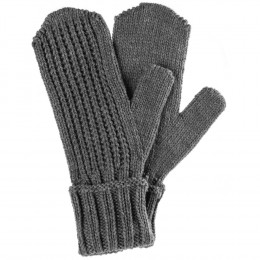 Варежки Nordkyn, серый меланж (эбонит)