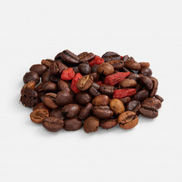 Кофе в зернах Coffeedence, с ягодами годжи