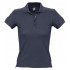 Рубашка поло женская People 210, темно-синяя (navy)