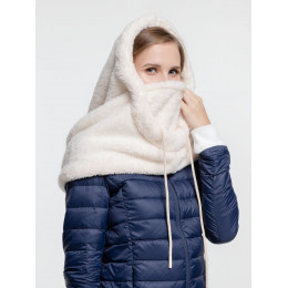 Балаклава-капюшон Flocky, молочно-белая