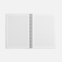 Блокнот Salvador в клетку, черный ver.2