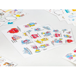 Наклейки UV-DTF Stiker Pack на заказ, L