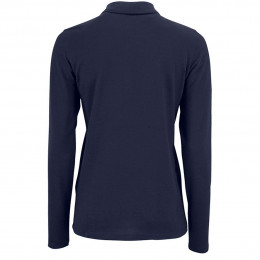 Рубашка поло женская с длинным рукавом Perfect LSL Women, темно-синяя