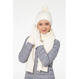 Шарф Heat Trick, молочно-белый