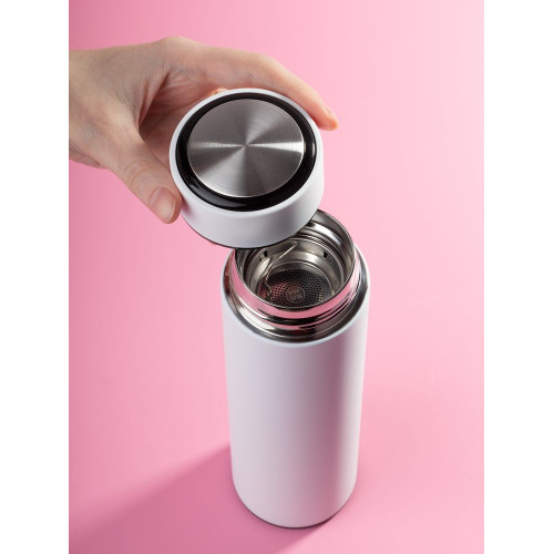 Термос с ситечком Percola, белый