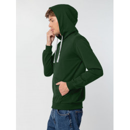 Толстовка на молнии с капюшоном Siverga, темно-зеленая