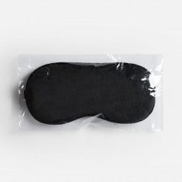 Двухстороняя маска для сна Veluto, черная