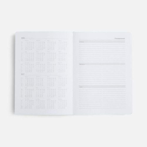 Ежедневник Flex Shall, датированный, красный