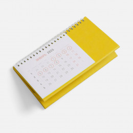 Календарь настольный Brand, желтый