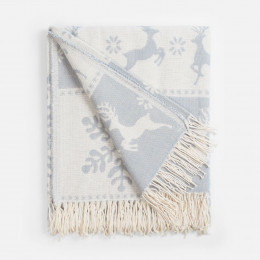 Плед «Скандинавия», серый