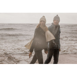 Шарф Stout, серый меланж