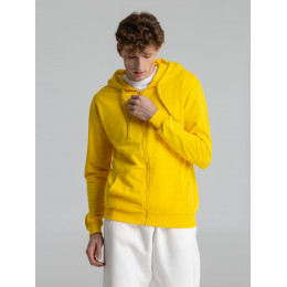 Толстовка на молнии с капюшоном Siverga 2.0, желтая