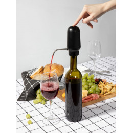 Электрический аэратор-дозатор для вина Lonks, черный