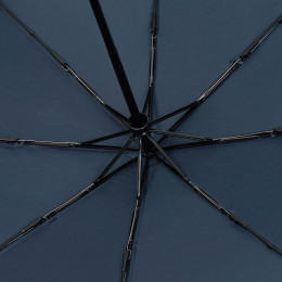 Зонт складной Smooth Move с плавным закрытием, темно-синий