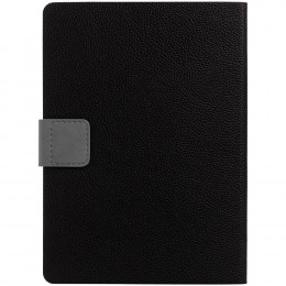 Ежедневник Boom, недатированный, черный с серым