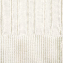 Шарф Knit Beat, белый (молочный)