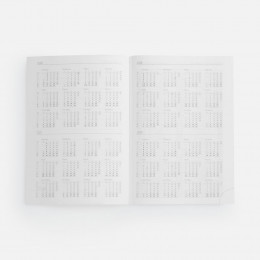 Ежедневник Vivian, недатированный, красный