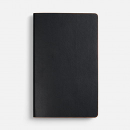 Ежедневник Trait, недатированный, черный с оранжевым