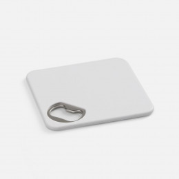 Костер с открывашкой для бутылок Bartender, ver.2, белый