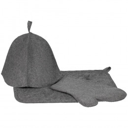 Набор для бани «Парилка», ver.2, серый