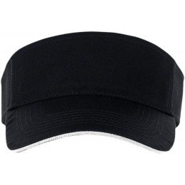 Козырек Ace, черный с белым