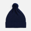 Шапка Catch Match с помпоном, темно-синяя