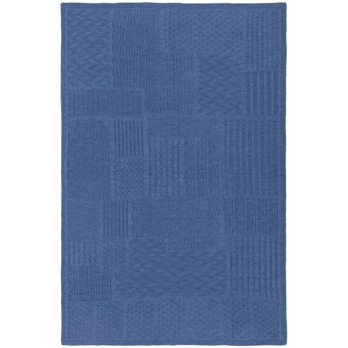 Плед Snippet, синий меланж (джинс)