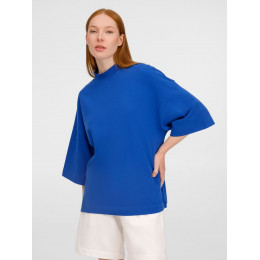Футболка оверсайз унисекс T9, синяя