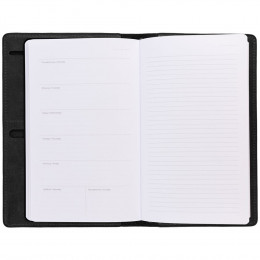 Еженедельник-портфолио Remini, недатированный, черный