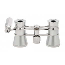 Театральный бинокль-лорнет Broadway 325E, серебристый