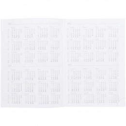 Ежедневник Vivian, недатированный, красный